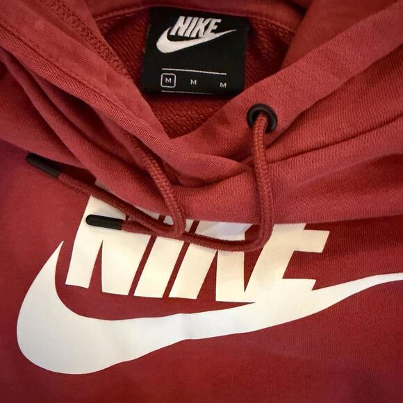 Nike hoodie with white logo Size M #sweatshirt - Picture 3 of 4
